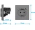 Розетка электрическая Vell серая, 1 пост, USB-A, USB-С, с рамкой Air {V702087} 1397824 7