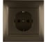 Розетка TDM ELECTRIC 2П+З 16А 250В бронза Лама SQ1815-0723 1