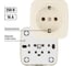 Розетка TDM ELECTRIC слоновая кость 2П+З открытой установки IP20 16А, серия "Дача" Народная SQ1824-0021 3