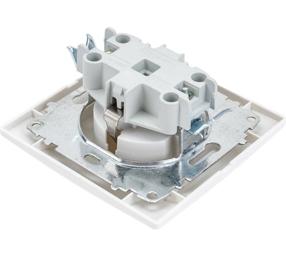 Розетка TDM ELECTRIC 2П+З с защ. шт. 16А 250В белая Таймыр пром. упак., бакелит. основание AQ1814-0516