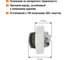 Розетка TDM ELECTRIC 2П+З скрытой установки IP54 16А серая Вуокса SQ1803-0108 5