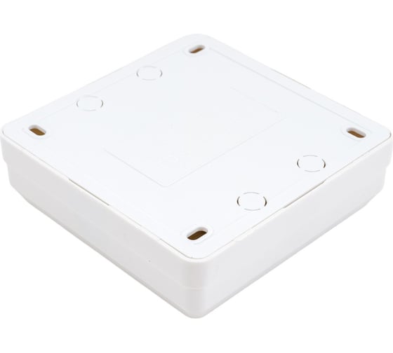 Четырехместная розетка TDM ELECTRIC 2П открытой установки IP20 10A с защитными шторками белая Ладога SQ1801-0121
