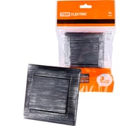 1-клавишный выключатель TDM ELECTRIC 10А старинное серебро Лама SQ1815-0643