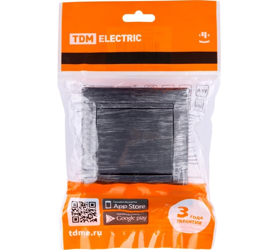 1-клавишный выключатель TDM ELECTRIC 10А старинное серебро Лама SQ1815-0643