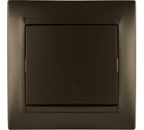 Перекрестный выключатель 1-клавишный 10А бронза серия "Лама" TDM ELECTRIC SQ1815-0736