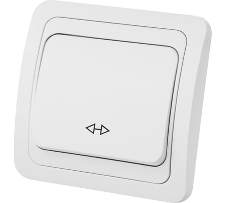 1-клавишный перекрестный выключатель TDM ELECTRIC 10А белый Валдай SQ1804-0041