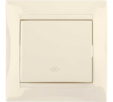 1-клавишный перекрестный выключатель TDM ELECTRIC 10А слоновая кость Лама SQ1815-0136