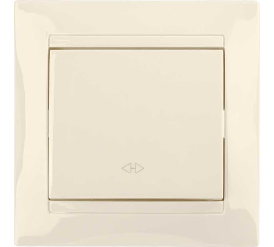 1-клавишный перекрестный выключатель TDM ELECTRIC 10А слоновая кость Лама SQ1815-0136 1