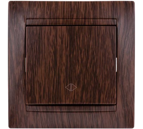 1-клавишный перекрестный выключатель TDM ELECTRIC 10А венге Лама SQ1815-0436