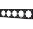 Рамка 5-ая чёрный бархат Lezard 745-4200-150 2
