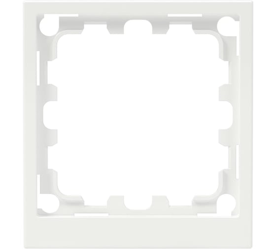 Рамка DKC KANT, 1 пост, 2 модуля, белый глянцевый 7000902DIY 1