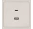 Розетка Lezard ESTET TC+ USB разъем слоновая кость 745-9088-192TC 3
