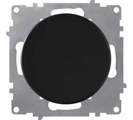 Выключатель OneKeyElectro одинарный с самовозвратом, цвет черный (серия Florence) 7700251