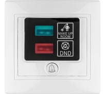 Наружная панель TDM ELECTRIC Не беспокоить и Уборка, белая Таймыр SQ1814-0601