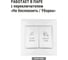 Наружная панель TDM ELECTRIC Не беспокоить и Уборка, белая Таймыр SQ1814-0601 7
