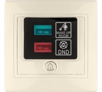 Наружная панель TDM ELECTRIC Не беспокоить и Уборка слоновая кость Таймыр SQ1814-0701