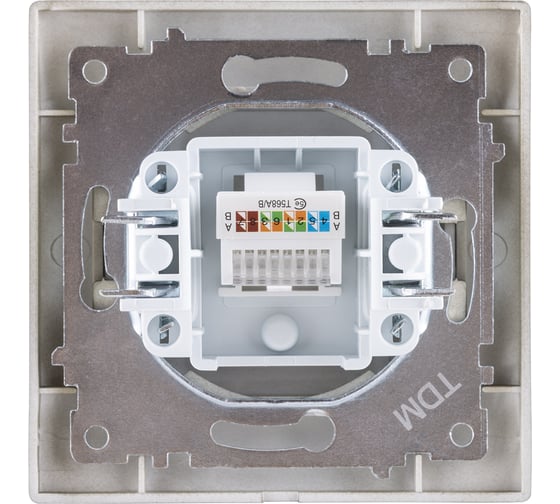 Компьютерная розетка TDM ELECTRIC RJ45 бронза Лама SQ1815-0716