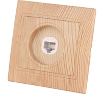 Телефонная розетка TDM ELECTRIC RJ11 ЭКО сосна Таймыр SQ1814-0220