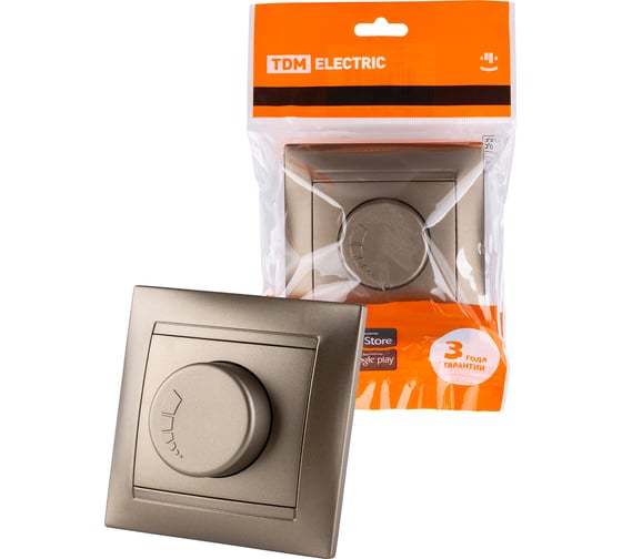 Светорегулятор TDM ELECTRIC RL 300 Вт бронза Лама SQ1815-0709