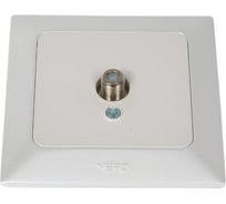 Спутниковая розетка NE-AD F-KONNEKTOR, EKO, Aras, Белый жемчуг, 93-126-27