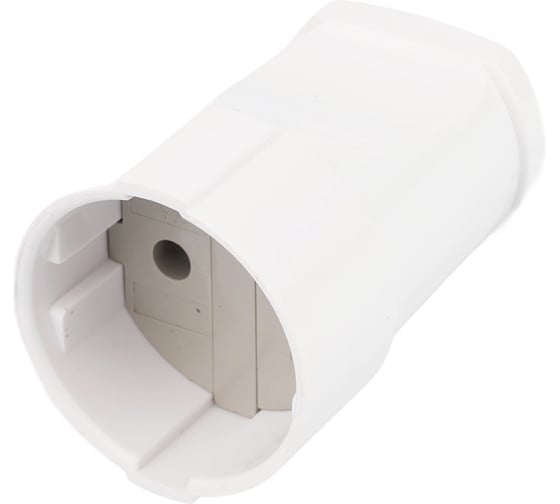 Розетка переносная STEKKER PST10-30-200 без заземления, 1 гнездо, 250 В, 10 А, IP20, пластик, белая 50799