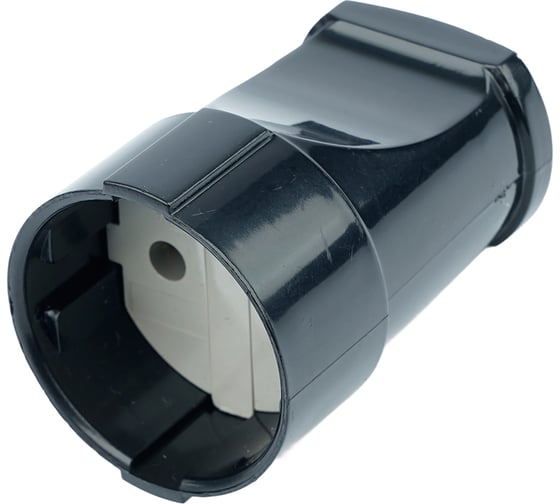 Розетка переносная STEKKER PST10-30-201 без заземления, 1 гнездо, 250 В, 10 А, IP20, пластик, черная 50800