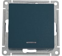 1-клавишный выключатель Systeme Electric AtlasDesign Изумруд с подсветкой SE ATN000813