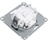 2-клавишный выключатель Systeme Electric AtlasDesign Сталь с подсветкой, сх.5а, 10АХ SE ATN000953 4