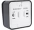 2-клавишный выключатель Systeme Electric Blanca наружный, Антрацит с подсветкой 10А SE BLNVA105116 4