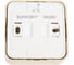 2-клавишный выключатель Systeme Electric Blanca наружный, бежевый cх.5 с подсветкой SE BLNVA105117 5