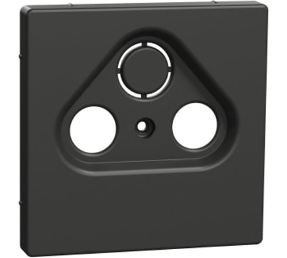 Накладка TV розетки Systeme Electric Merten D-Life Антрацит, центральная, 2/3 SE MTN4123-6034
