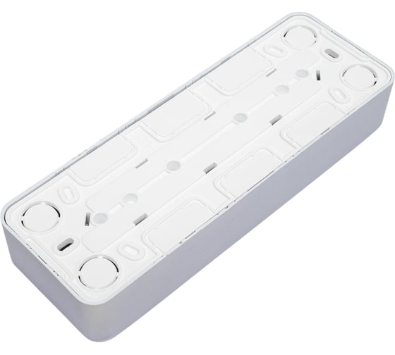4-ая наружная розетка Systeme Electric Blanca Алюминий, без заземления, без шторок, 16А, 250В SE BLNRA000413