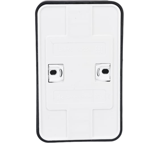 2-ая наружная розетка Systeme Electric Blanca Антрацит, без заземления, без шторок, 16А, 250В SE BLNRA000216