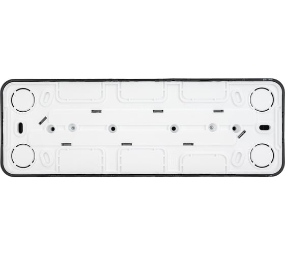 4-ая наружная розетка Systeme Electric Blanca Антрацит, без заземления, без шторок, 16А, 250В SE BLNRA000416