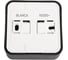 Наружная розетка Systeme Electric Blanca Антрацит, с заземлением, без шторок, тонкая, 16А, 250В SE BLNRA110116 5