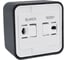 Наружная розетка Systeme Electric Blanca Антрацит, с заземлением, со шторками, 16А, 250В SE BLNRA011116 5