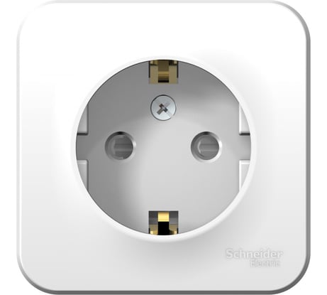 Наружная розетка Systeme Electric Blanca Белый, с заземлением, со шторками, 16А, 250В SE BLNRA011121