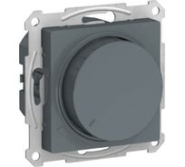 Поворотно-нажимной светорегулятор-диммер Systeme Electric AtlasDesign Грифель 315Вт SE ATN000734