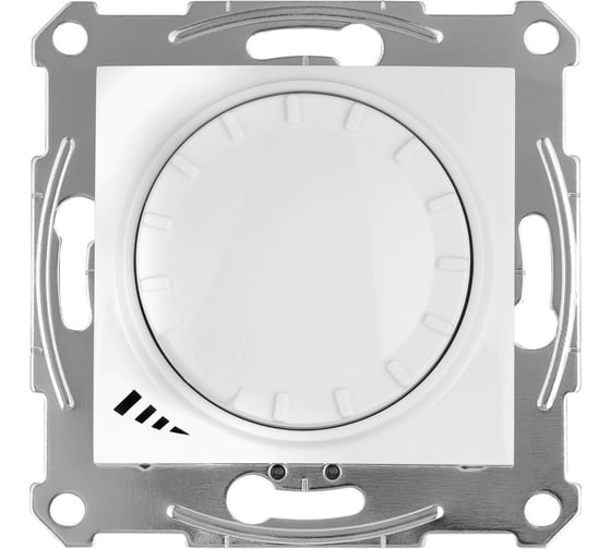 Поворотно-нажимной светорегулятор Systeme Electric dna белый LED SE SDN2201221 1