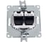 Розетка компьютерная двойная Systeme Electric AtlasDesign, RJ45 + RJ45, 5e, механизм, Грифель ATN000785 3