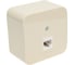 Компьютерная розетка Systeme Electric Blanca наружная бежевый RJ45, кат.5E SE BLNIA045007 5