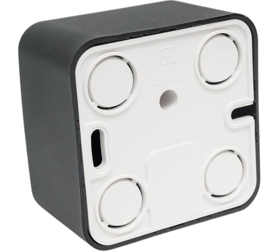 Компьютерная розетка Systeme Electric Blanca наружная Антрацит RJ45, кат.5E SE BLNIA045006