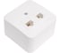 Двойная розетка компьютерная+телефон Systeme Electric (Schneider Electric) Blanca, наружная, белый, RJ45+RJ11, 5E BLNIA045111 2