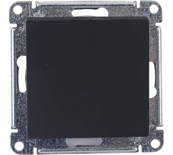 1-клавишный переключатель Systeme Electric AtlasDesign Aqua Карбон, сх.6 SE ATN441061