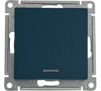 1-клавишный переключатель Systeme Electric AtlasDesign Изумруд с подсветкой, сх.6а SE ATN000863