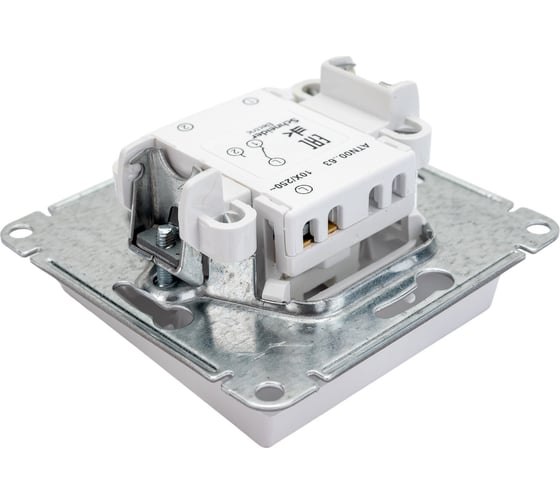 1-клавишный переключатель Systeme Electric AtlasDesign Жемчуг с подсветкой, сх.6а SE ATN000463