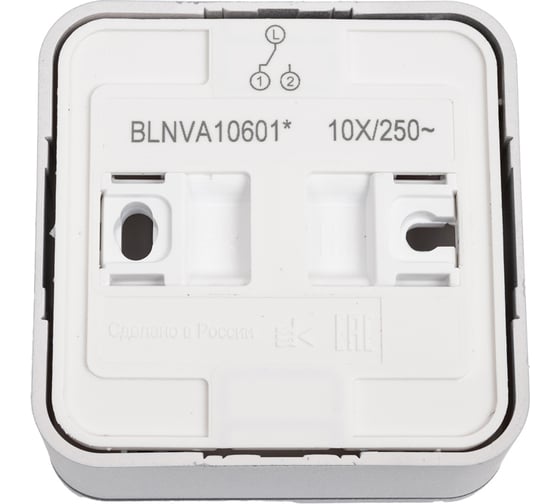 1-клавишный переключатель Systeme Electric Blanca наружный Алюминий 10А, 250В SE BLNVA106013