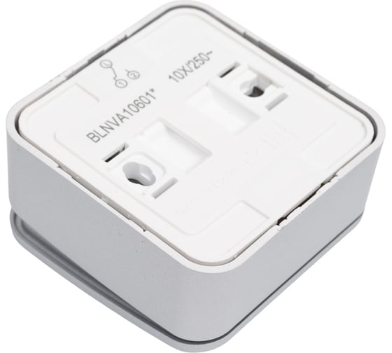 1-клавишный переключатель Systeme Electric Blanca наружный Алюминий 10А, 250В SE BLNVA106013