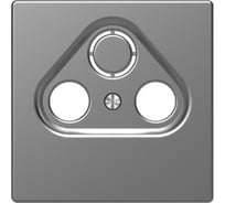 Накладка TV розетки Systeme Electric Merten D-Life Нержавеющая Сталь, центральная SE MTN4123-6036