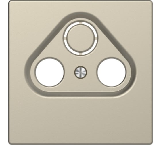 Накладка TV розетки Systeme Electric Merten D-Life Сахара, центральная SE MTN4123-6033 1